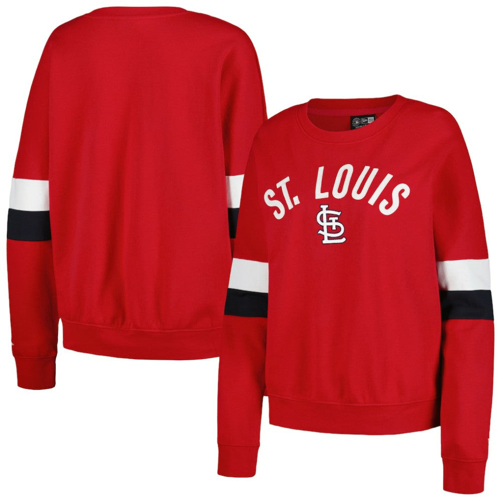 St. Louis Cardinals Women's Game Day Crew Pullover Sweatshirt Red | New Era