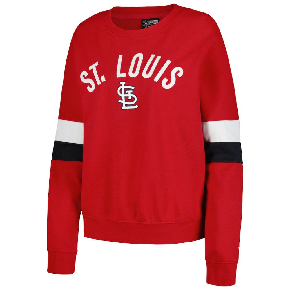 St. Louis Cardinals Women's Game Day Crew Pullover Sweatshirt Red | New Era