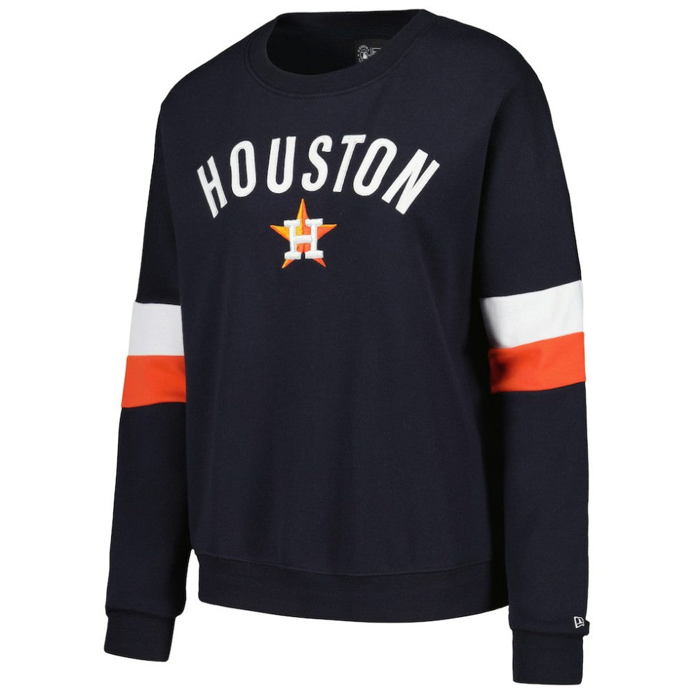 Houston Astros Women's Game Day Crew Pullover Sweatshirt Navy | New Era