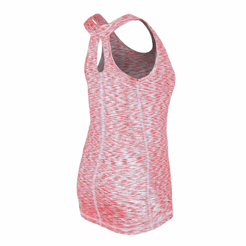 St. Louis Cardinals Women's Space Dye Keyhole Back Tank Top Red | New Era