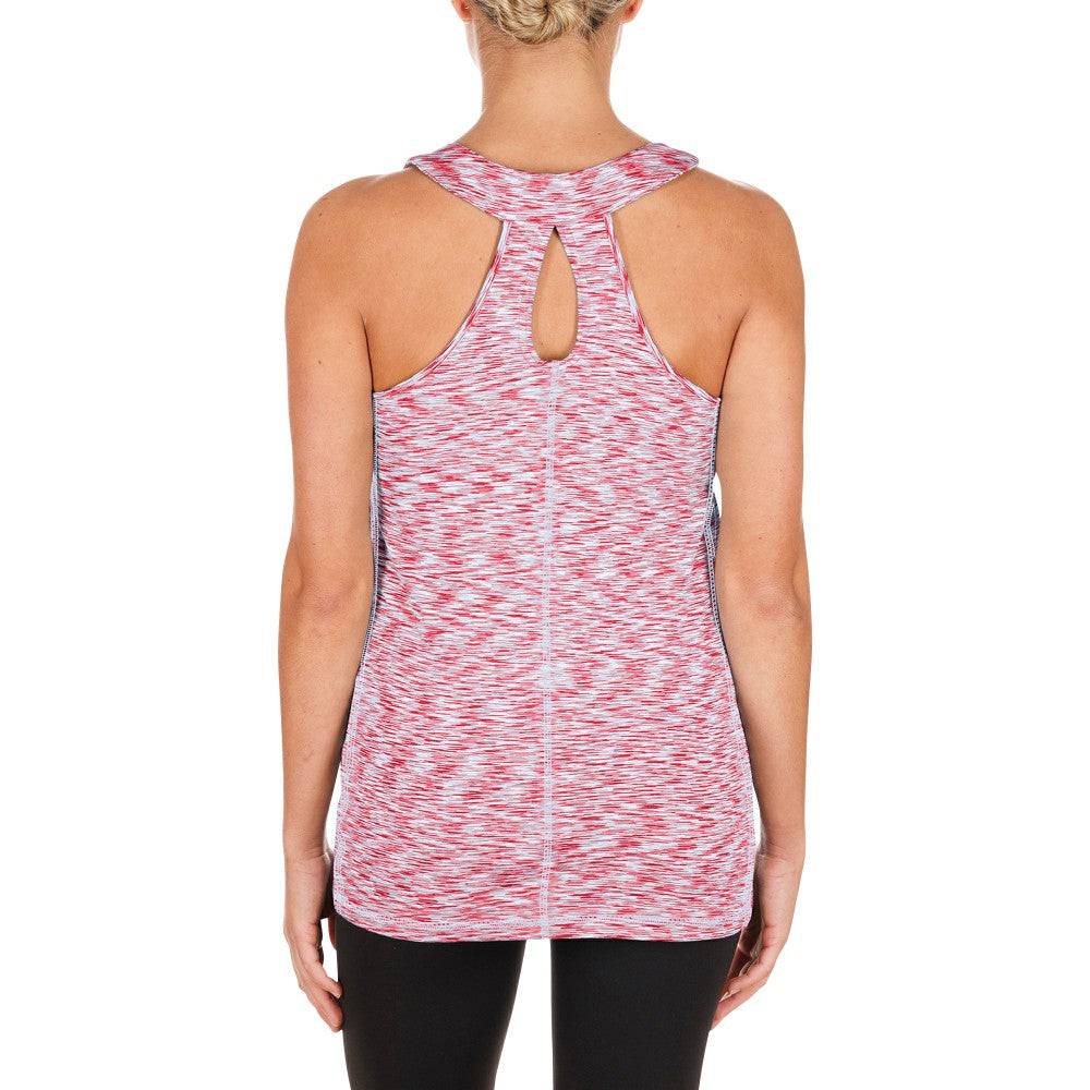 St. Louis Cardinals Women's Space Dye Keyhole Back Tank Top Red | New Era