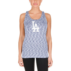 Los Angeles Dodgers Women's Space Dye Keyhole Back Tank Top Royal | New Era
