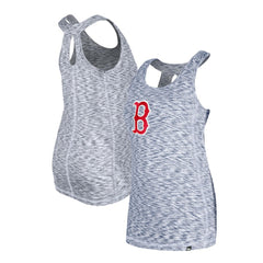 Boston Red Sox Women's Space Dye Keyhole Back Tank Top Navy | New Era