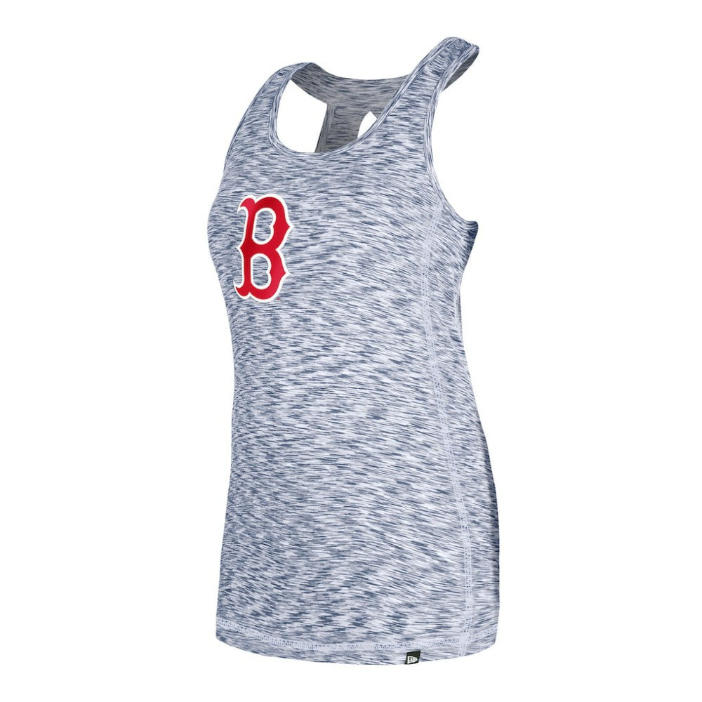 Boston Red Sox Women's Space Dye Keyhole Back Tank Top Navy | New Era