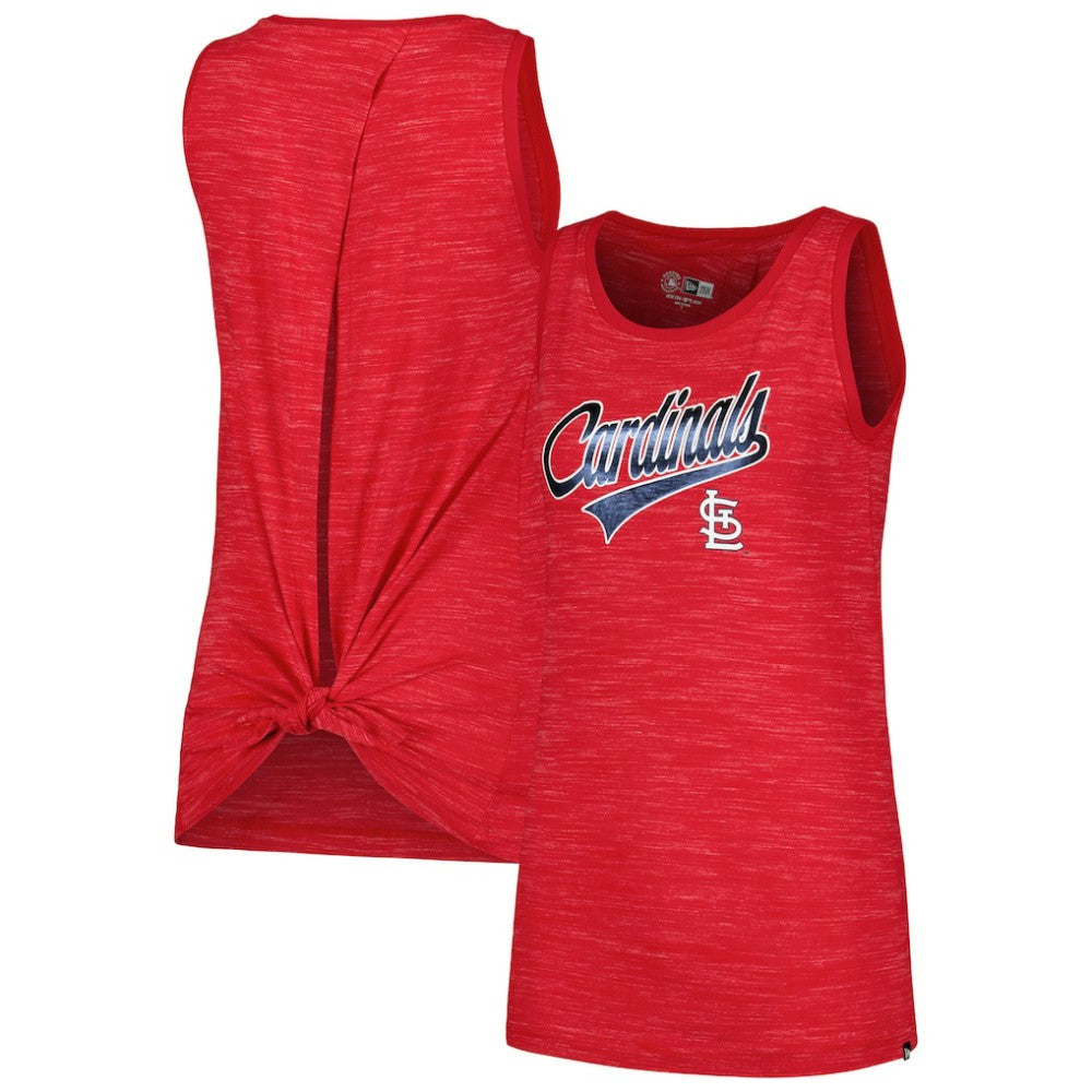 St. Louis Cardinals Women's Space-Dye Active Tank Top Red | New Era