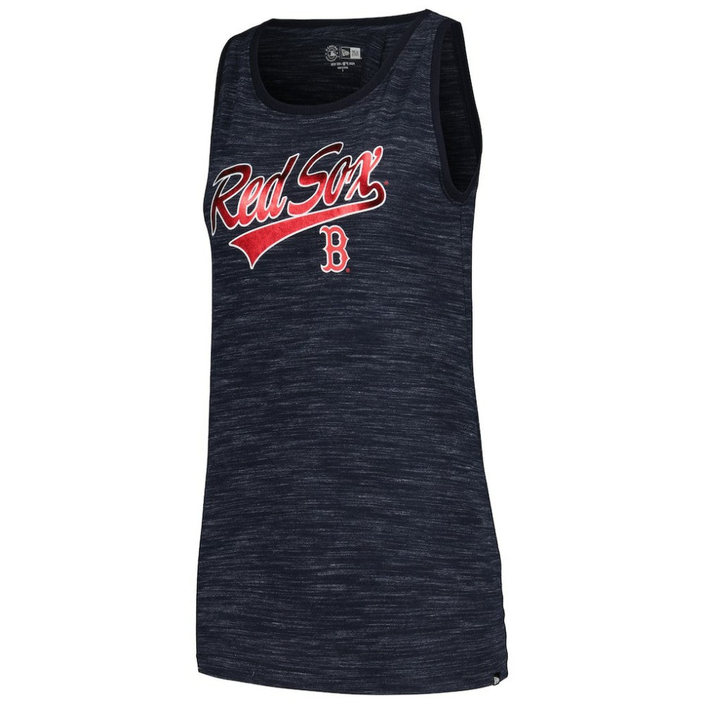 Boston Red Sox Women's Space-Dye Active Tank Top Navy | New Era