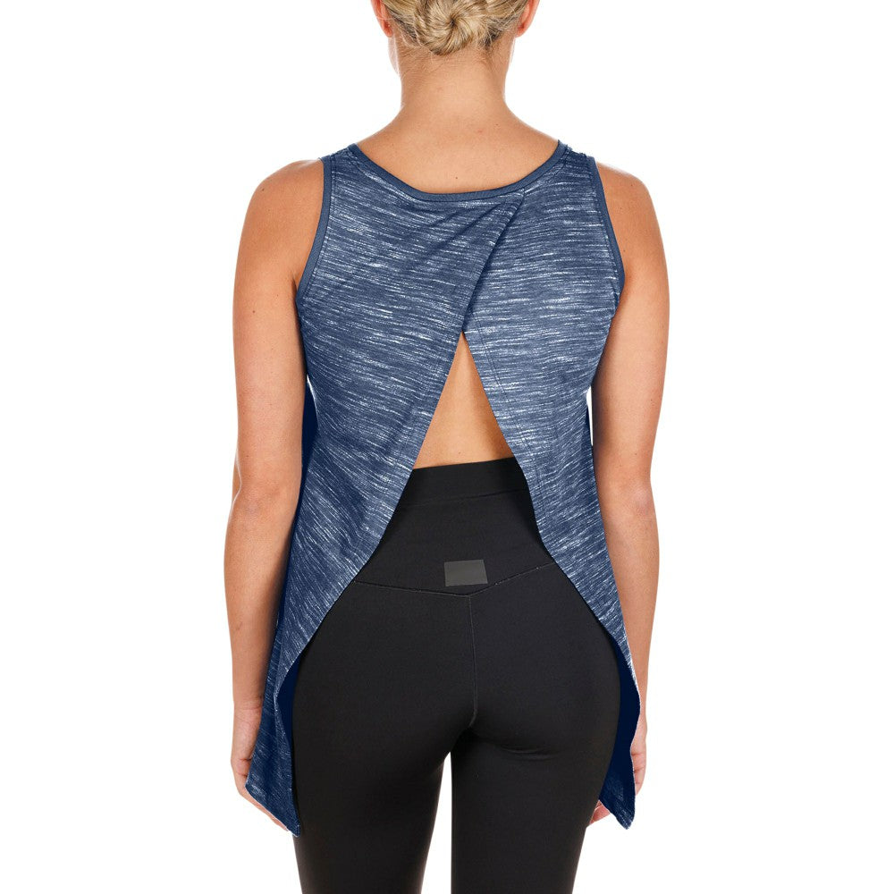 Houston Astros Women's Space-Dye Active Tank Top Navy | New Era