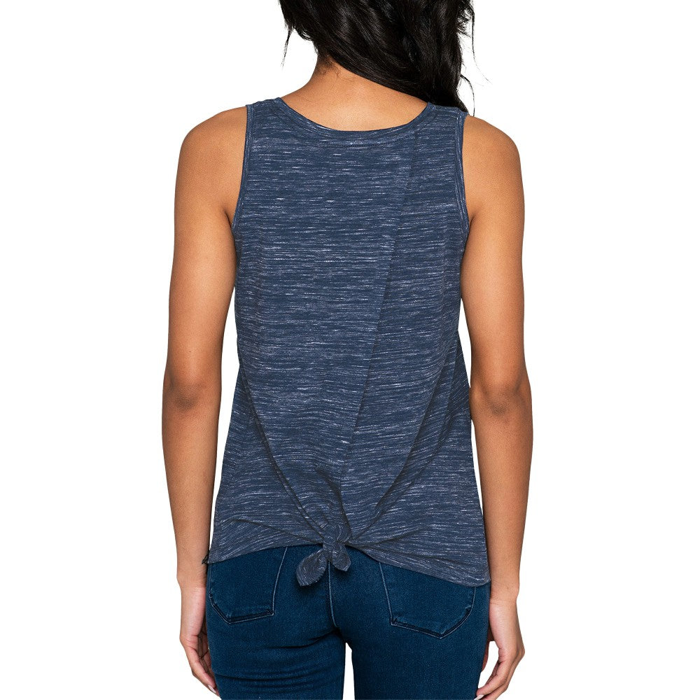 Houston Astros Women's Space-Dye Active Tank Top Navy | New Era