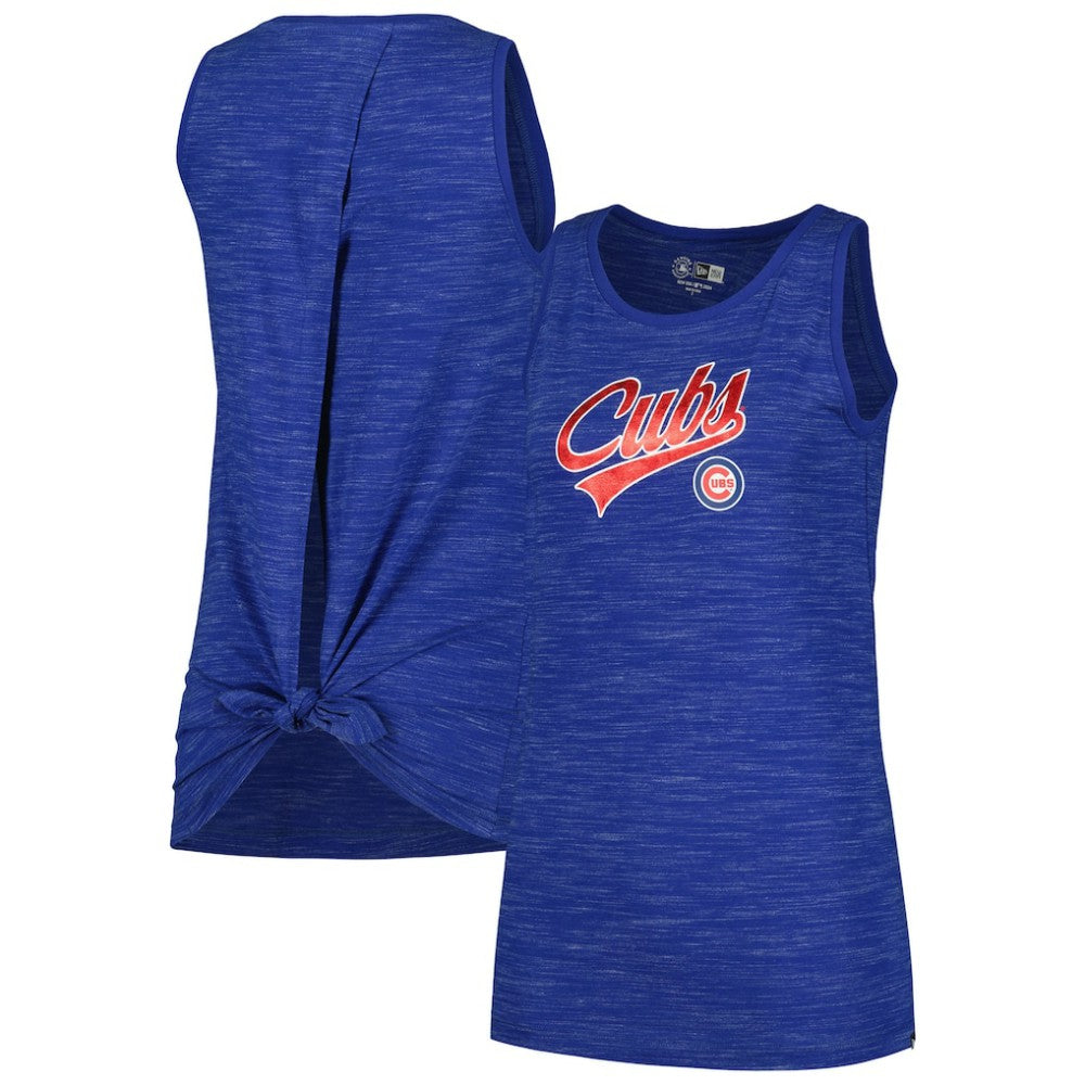 Chicago Cubs Women's Space-Dye Active Tank Top Royal | New Era