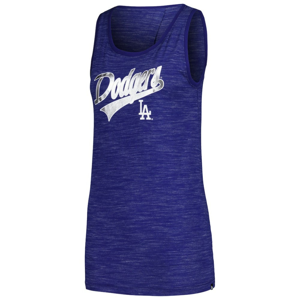 Los Angeles Dodgers Women's Space-Dye Active Tank Top Royal | New Era