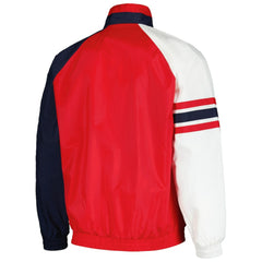 St. Louis Cardinals Starter Elite Raglan Half-Zip Jacket Red/Navy