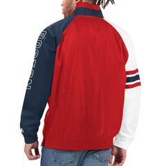 Boston Red Sox Starter Elite Raglan Half-Zip Jacket Red/Navy
