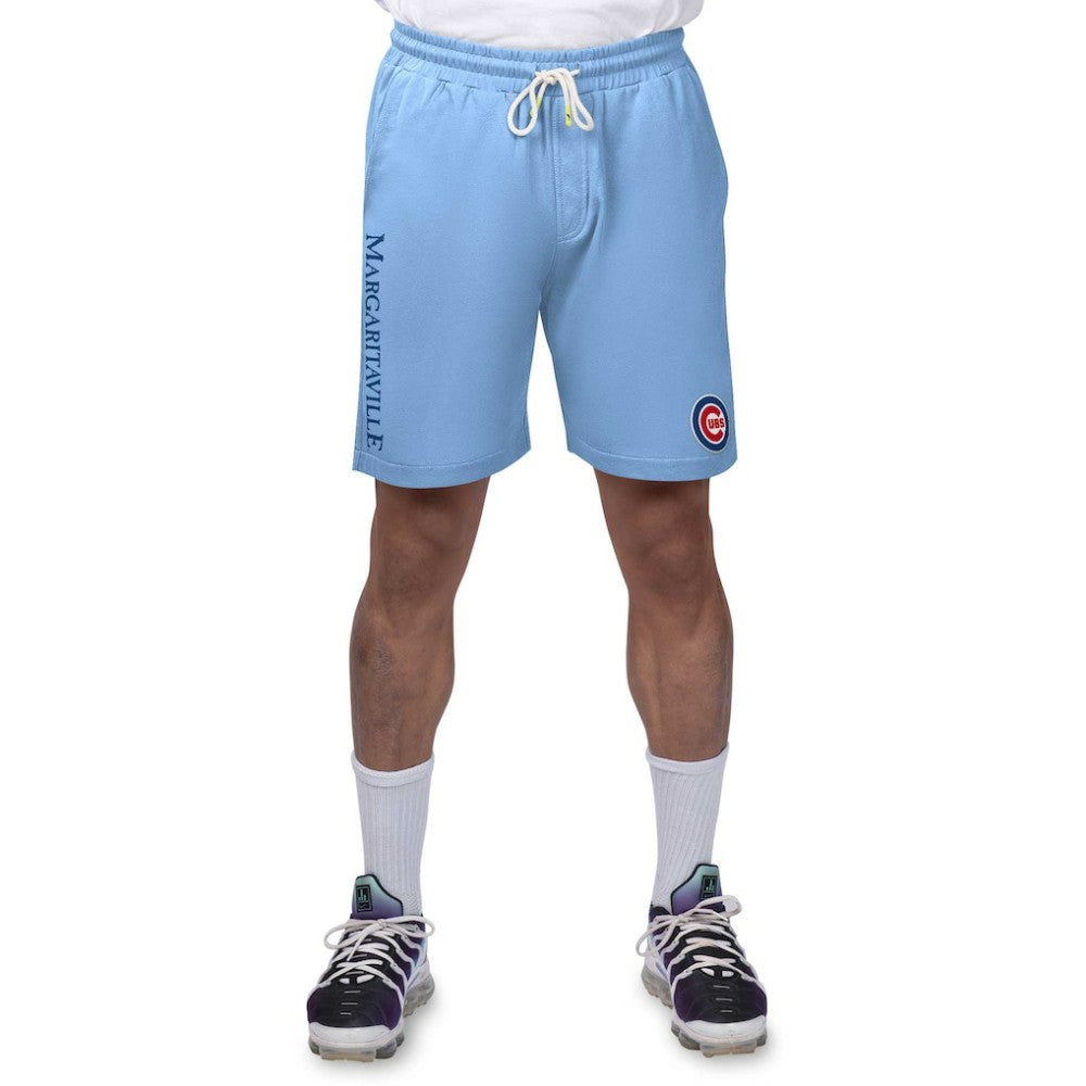 Chicago Cubs Margaritaville Peached French Terry Shorts Light Blue
