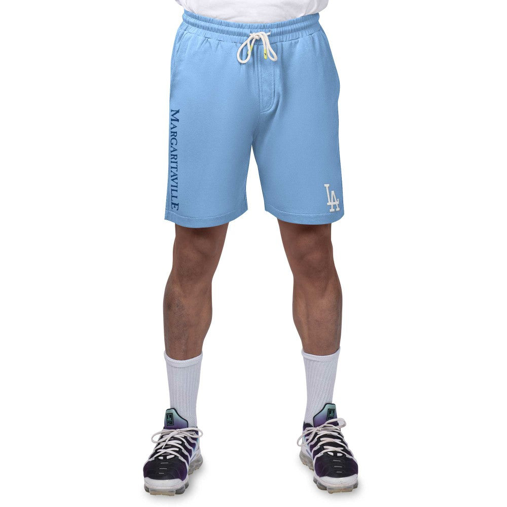Los Angeles Dodgers Margaritaville Peached French Terry Shorts Light Blue