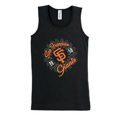 San Francisco Giants Soft as a Grape Girls Youth Tank Top Black