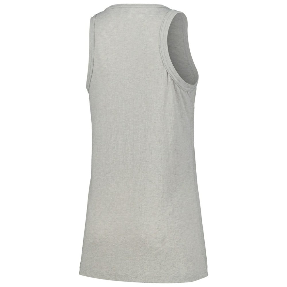 Chicago White Sox Soft as a Grape Women's Gauze High Neck Tank Top Gray
