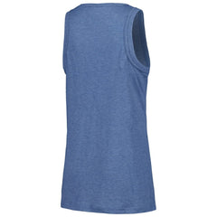 Tampa Bay Rays Soft as a Grape Women's Gauze High Neck Tank Top Navy