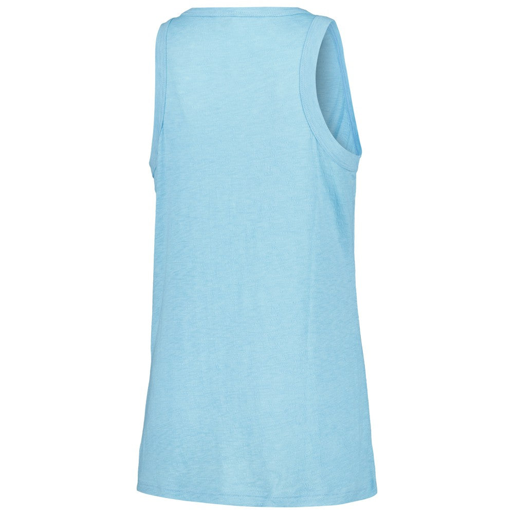 Kansas City Royals Soft as a Grape Women's Gauze High Neck Tank Top Light Blue