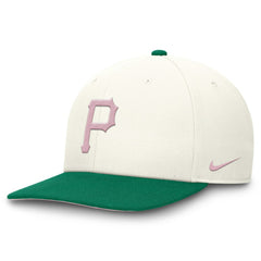 Pittsburgh Pirates Sail Pro Performance Snapback Hat Cream/Green | Nike
