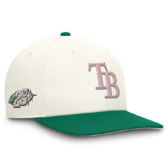 Tampa Bay Rays Sail Pro Performance Snapback Hat Cream/Green | Nike