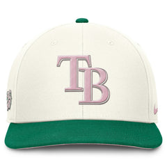 Tampa Bay Rays Sail Pro Performance Snapback Hat Cream/Green | Nike