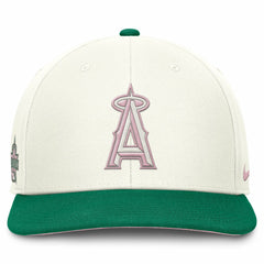 Los Angeles Angels Sail Pro Performance Snapback Hat Cream/Green | Nike