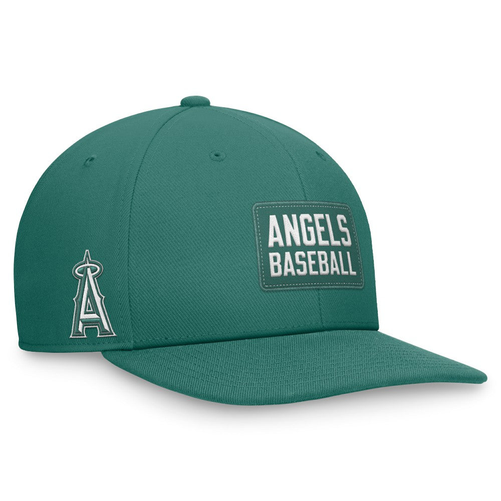 Los Angeles Angels Bicoastal Pro Performance Snapback Hat Green | Nike