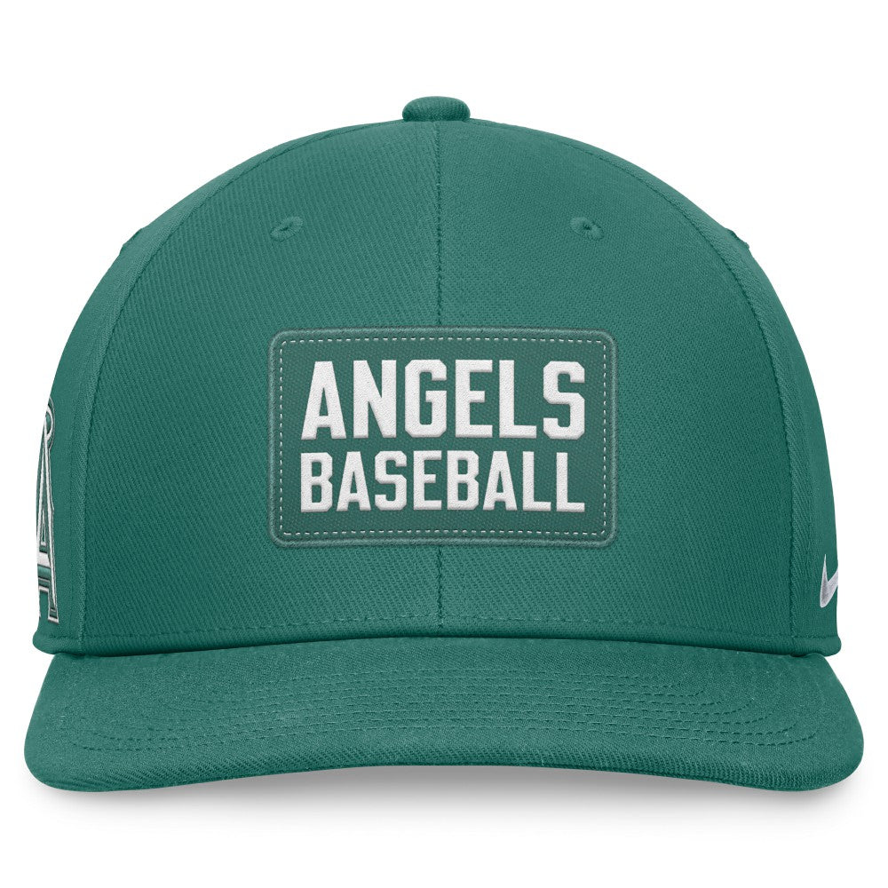 Los Angeles Angels Bicoastal Pro Performance Snapback Hat Green | Nike
