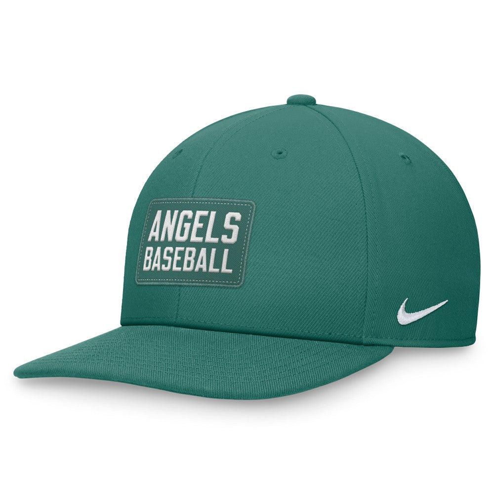 Los Angeles Angels Bicoastal Pro Performance Snapback Hat Green | Nike