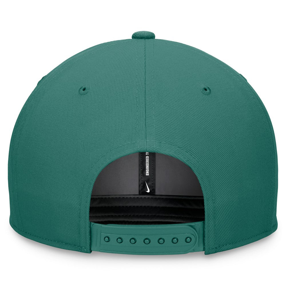 Los Angeles Angels Bicoastal Pro Performance Snapback Hat Green | Nike