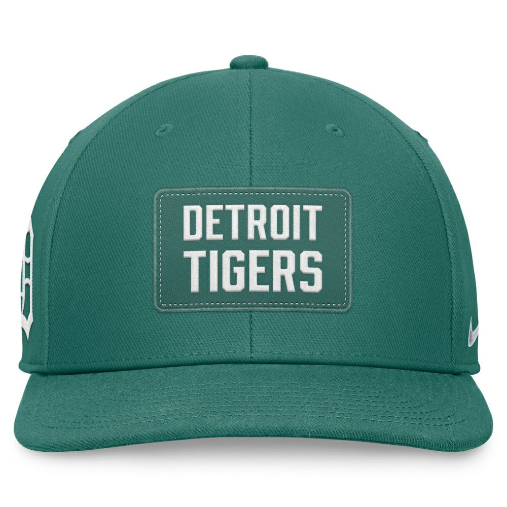 Detroit Tigers Bicoastal Pro Performance Snapback Hat Green | Nike