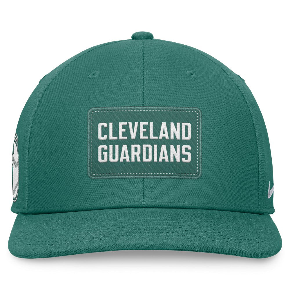 Cleveland Guardians Bicoastal Pro Performance Snapback Hat Green | Nike