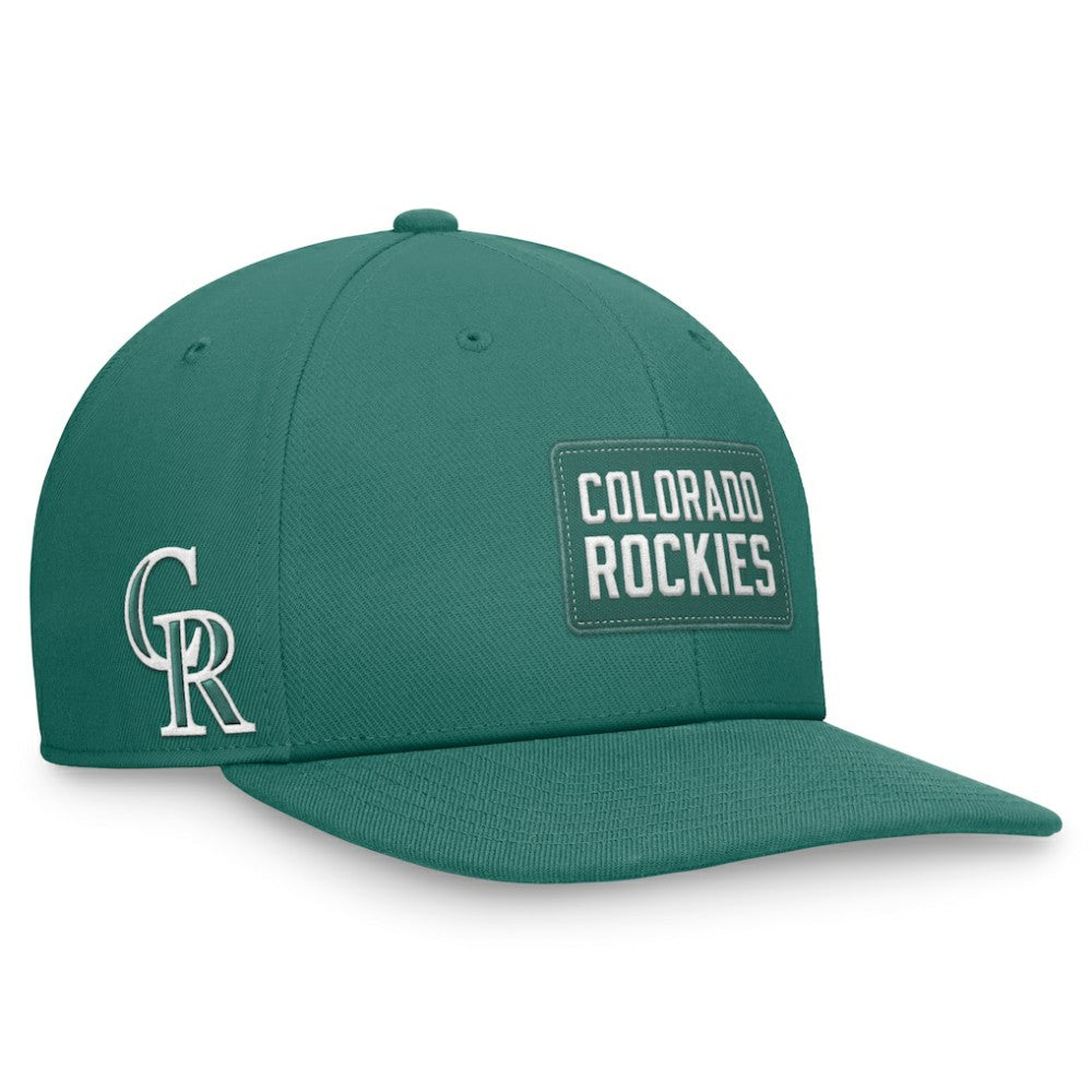 Colorado Rockies Bicoastal Pro Performance Snapback Hat Green | Nike