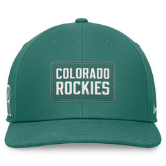 Colorado Rockies Bicoastal Pro Performance Snapback Hat Green | Nike