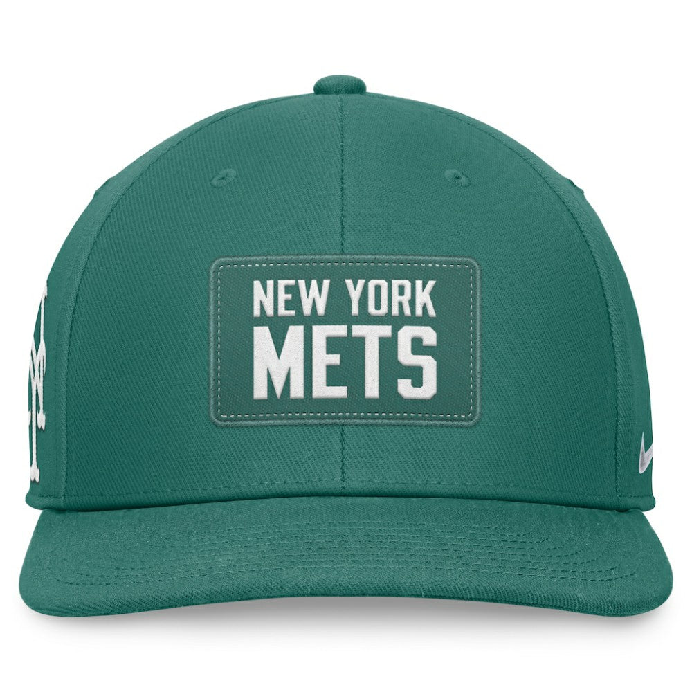 New York Mets Bicoastal Pro Performance Snapback Hat Green | Nike