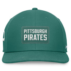 Pittsburgh Pirates Bicoastal Pro Performance Snapback Hat Green | Nike