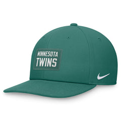 Minnesota Twins Bicoastal Pro Performance Snapback Hat Green | Nike