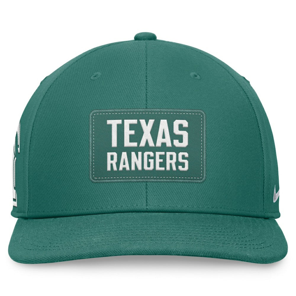 Texas Rangers Bicoastal Pro Performance Snapback Hat Green | Nike