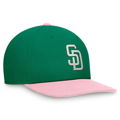 San Diego Padres Malachite Pro Performance Snapback Hat Green/Pink | Nike
