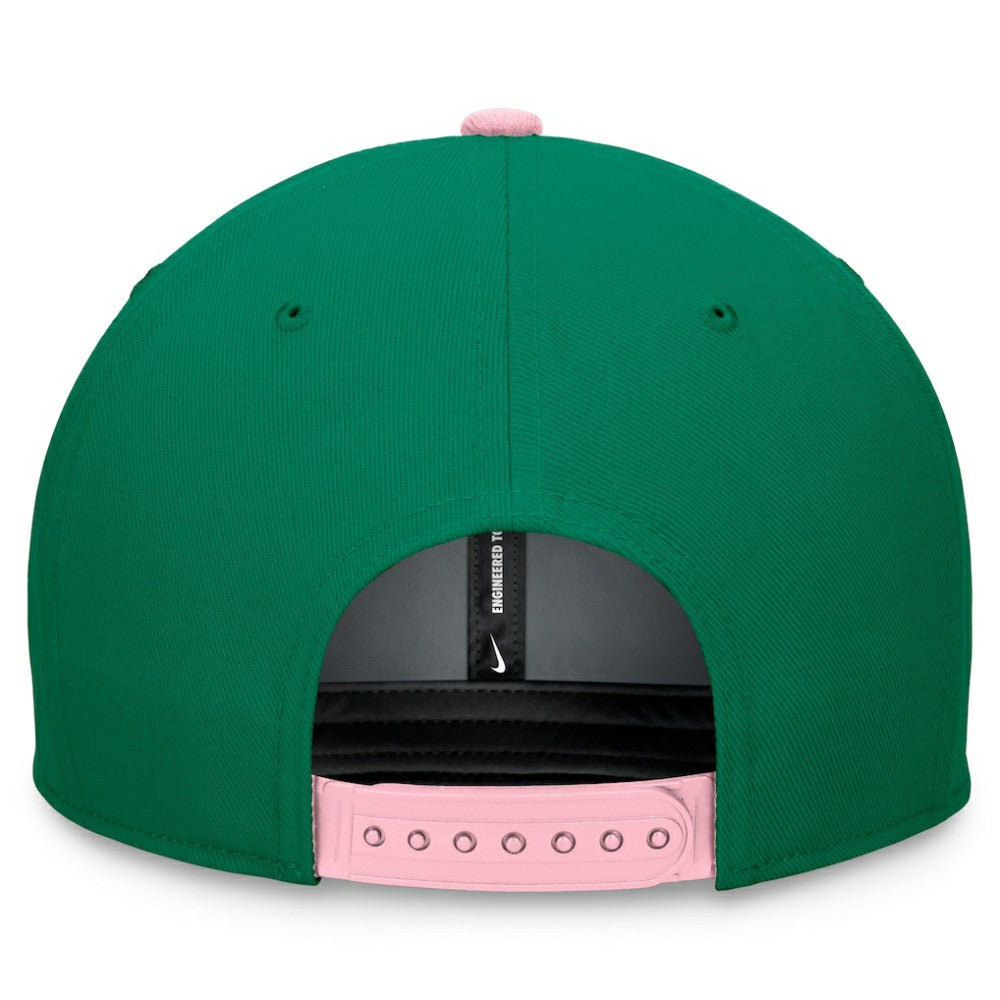 San Francisco Giants Malachite Pro Performance Snapback Hat Green/Pink | Nike