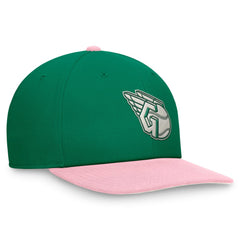 Cleveland Guardians Malachite Pro Performance Snapback Hat Green/Pink | Nike