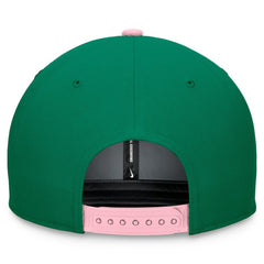 Boston Red Sox Malachite Pro Performance Snapback Hat Green/Pink | Nike