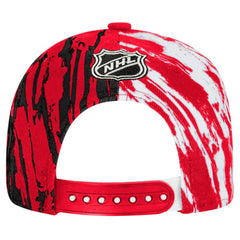 Chicago Blackhawks Youth Propel Flat Brim Snapback Hat Red