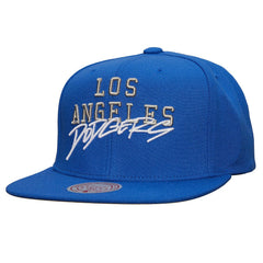 Los Angeles Dodgers Team Tagged Snapback Hat Royal | Mitchell & Ness