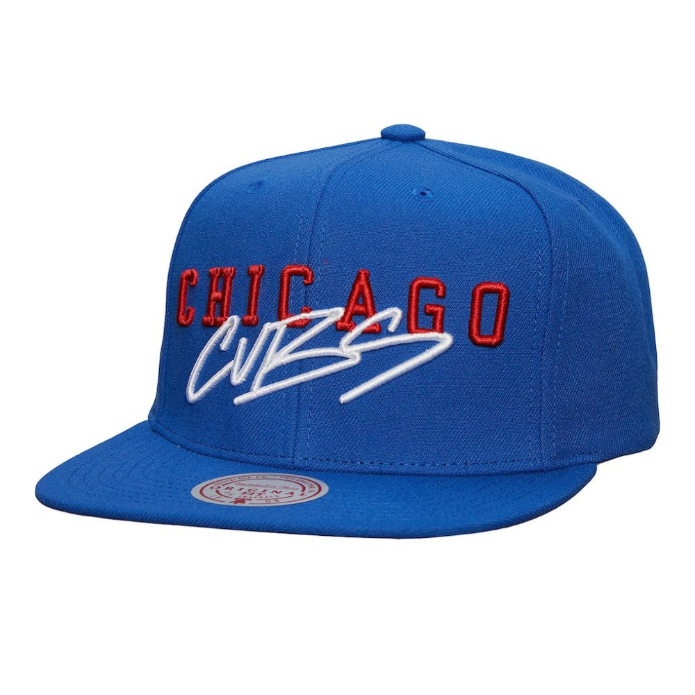 Chicago Cubs Team Tagged Snapback Hat Royal | Mitchell & Ness