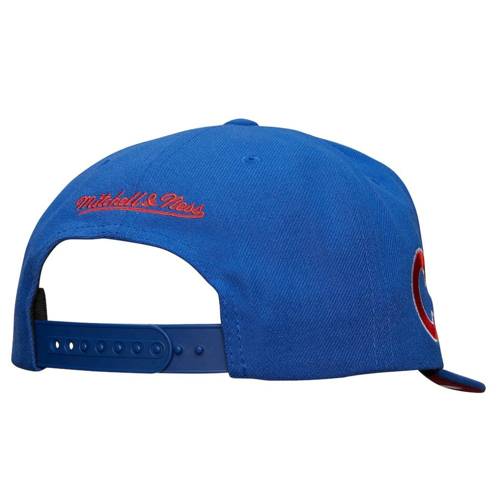 Chicago Cubs Team Tagged Snapback Hat Royal | Mitchell & Ness
