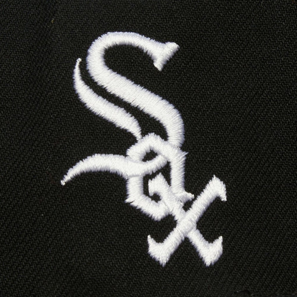 Chicago White Sox Team Tagged Snapback Hat Black | Mitchell & Ness