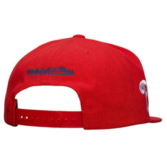 Philadelphia Phillies Team Tagged Snapback Hat Red | Mitchell & Ness