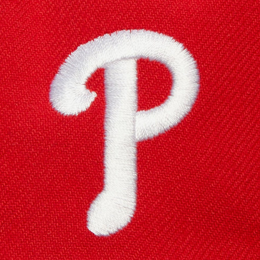 Philadelphia Phillies Team Tagged Snapback Hat Red | Mitchell & Ness