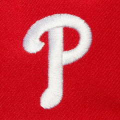 Philadelphia Phillies Team Tagged Snapback Hat Red | Mitchell & Ness